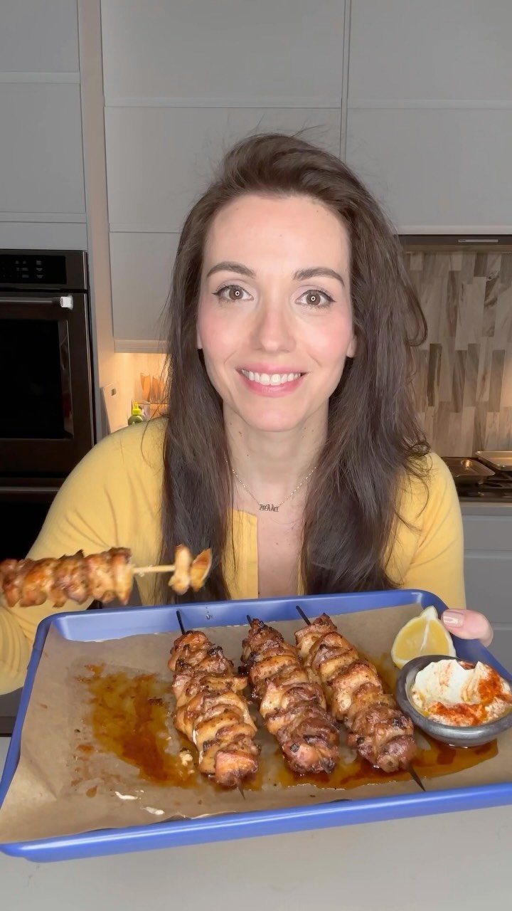 hungry.happens 게시물 이미지: LEMON PEPPER CHICKEN SKEWERS 🍋 juicy delicious...