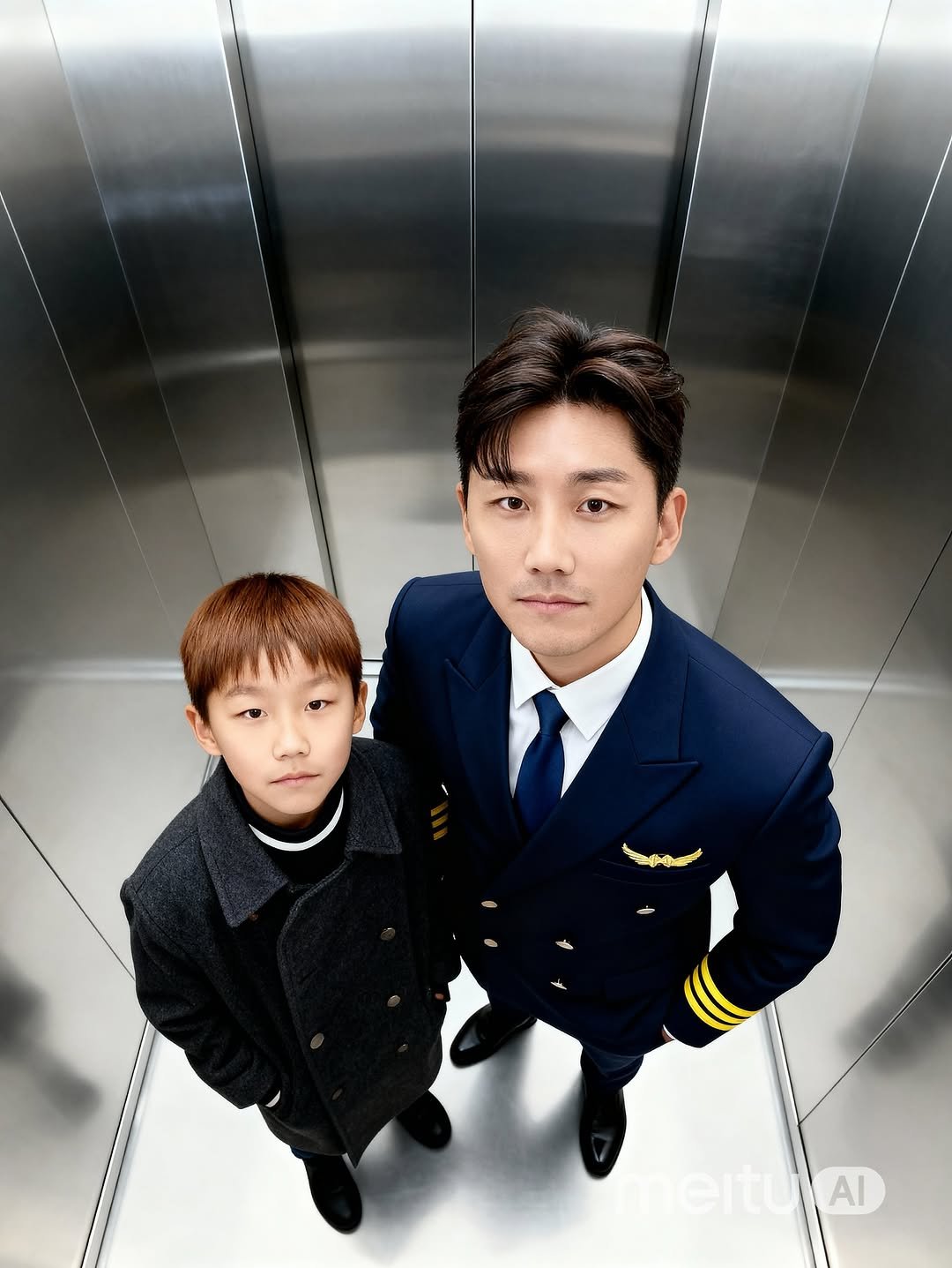 Photo by 오현호 파일럿 <행동력 수업> on September 30, 2025. May be an image of 2 people, duffle coat and text that says 'eItuAl AI'.