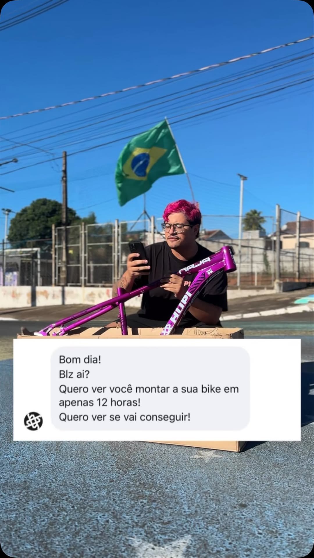 hupibikes 게시물 이미지: Montando uma Hupi naja em 12 horas...