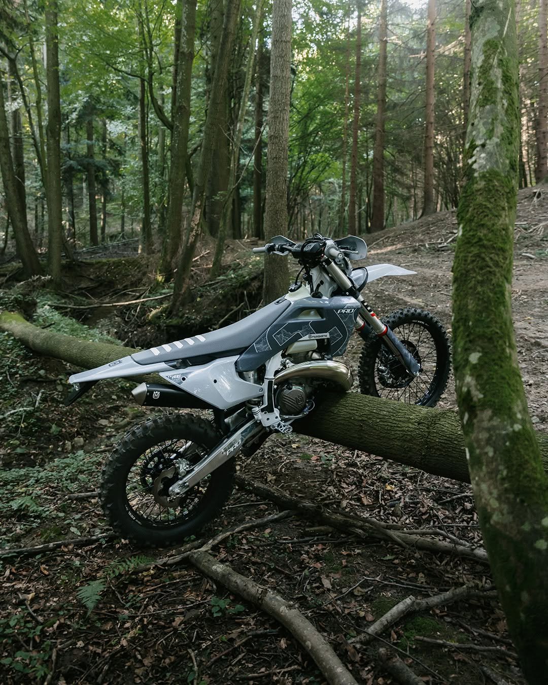 Photo by Husqvarna Motorcycles on April 23, 2026. May be an image of dirt bike, motorcycle, scooter and text.