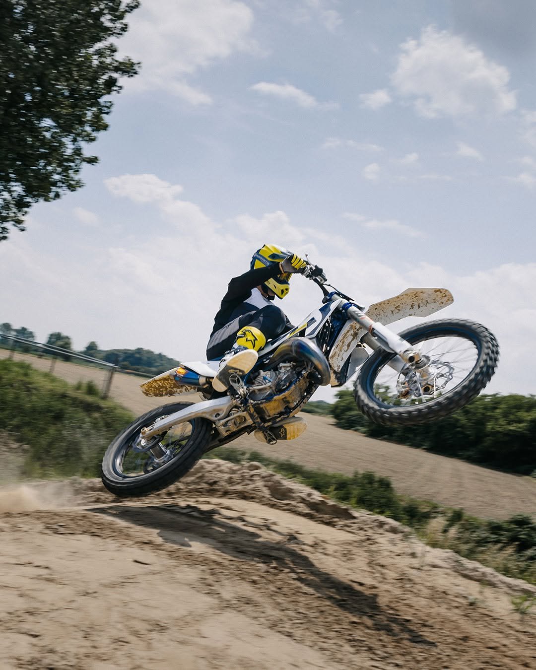 Photo by Husqvarna Motorcycles on April 24, 2026. May be an image of racing vehicles, dirt bike, motorcycle, scooter and text.