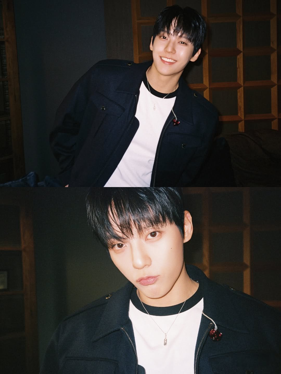 Photo by 이민혁 on March 26, 2026. May be an image of one or more people, bangs, bolo tie and text.