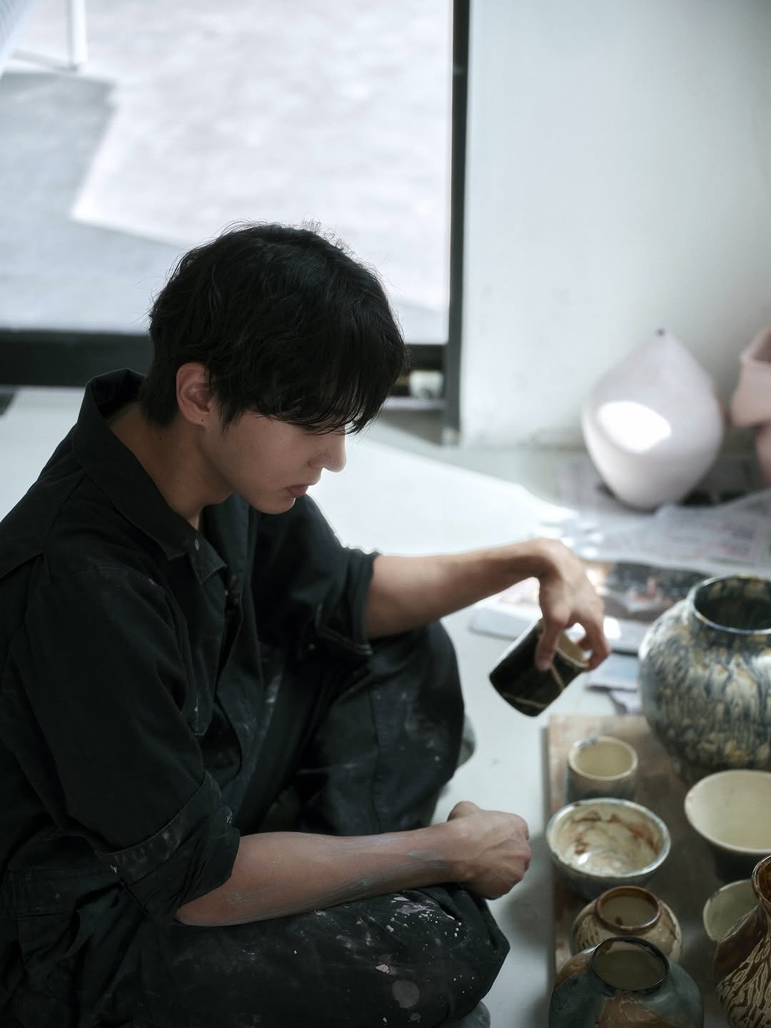 Photo by 이경환 Kyeonghwan Lee on September 19, 2025. May be an image of 1 person, tea and text.