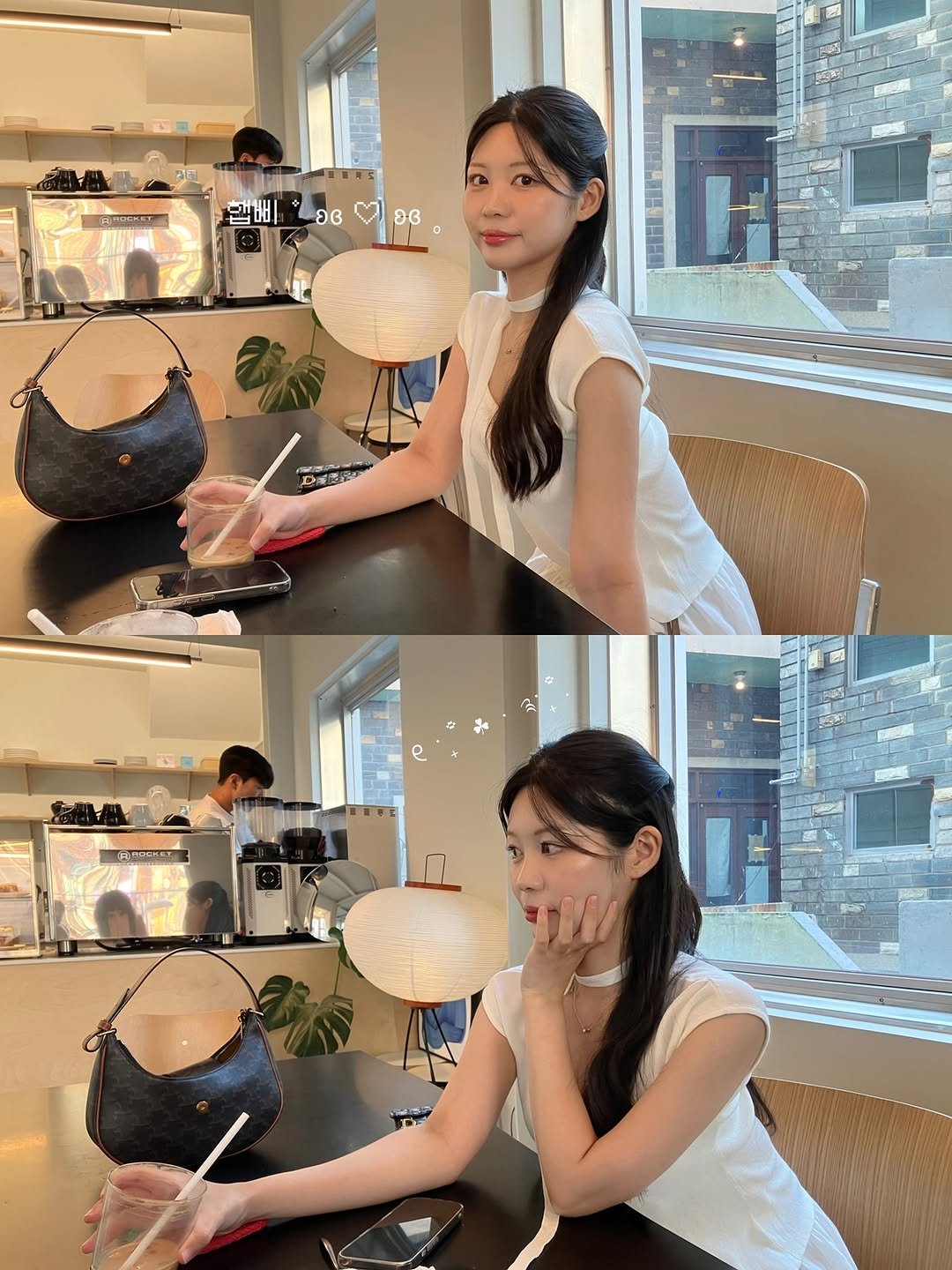 Photo by 황베리 on September 13, 2025. May be an image of 2 people and braids.