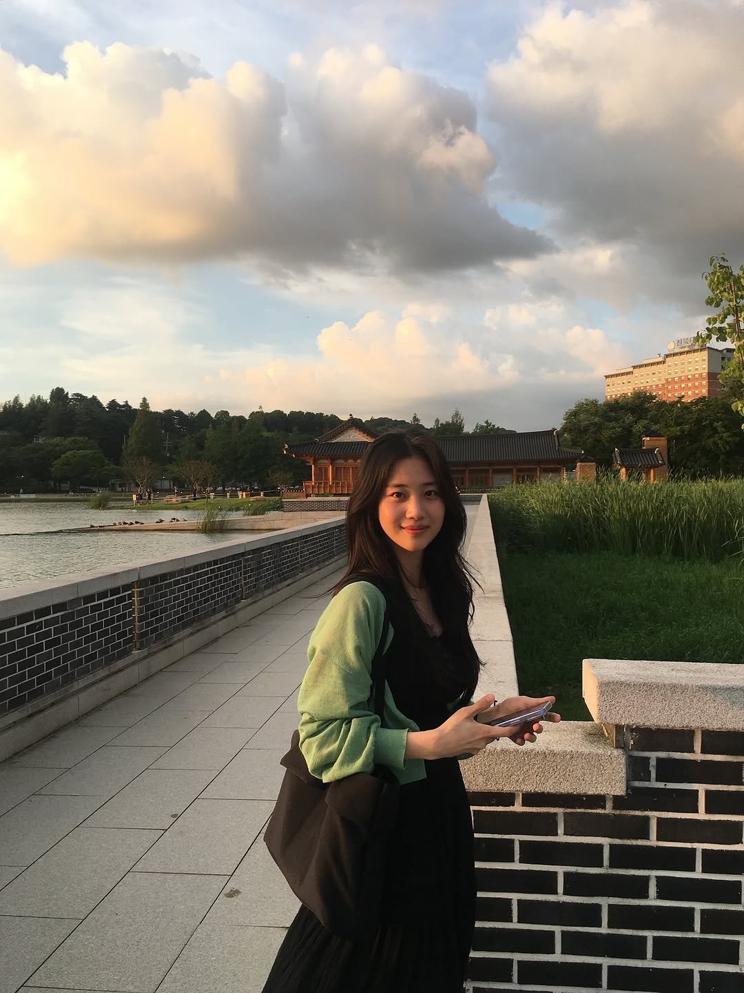 Photo by 홍화연 ••• Hong Hwayeon on July 23, 2025. May be an image of lake and text.
