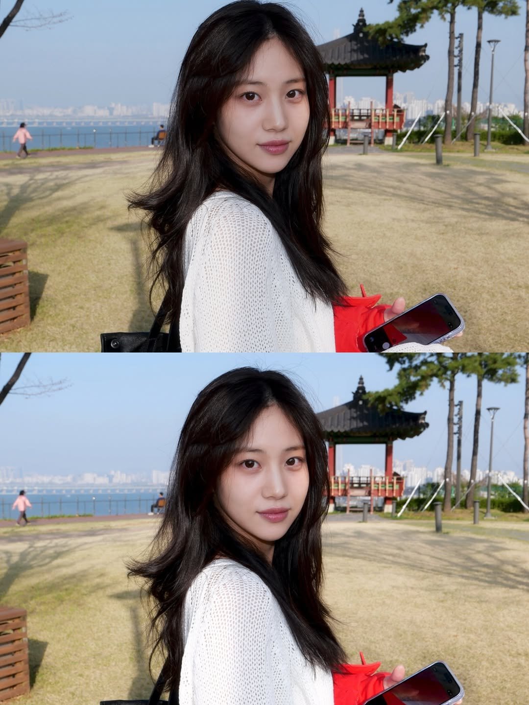 Photo by 홍화연 ••• Hong Hwayeon on April 11, 2026. May be an image of one or more people, hair and text.