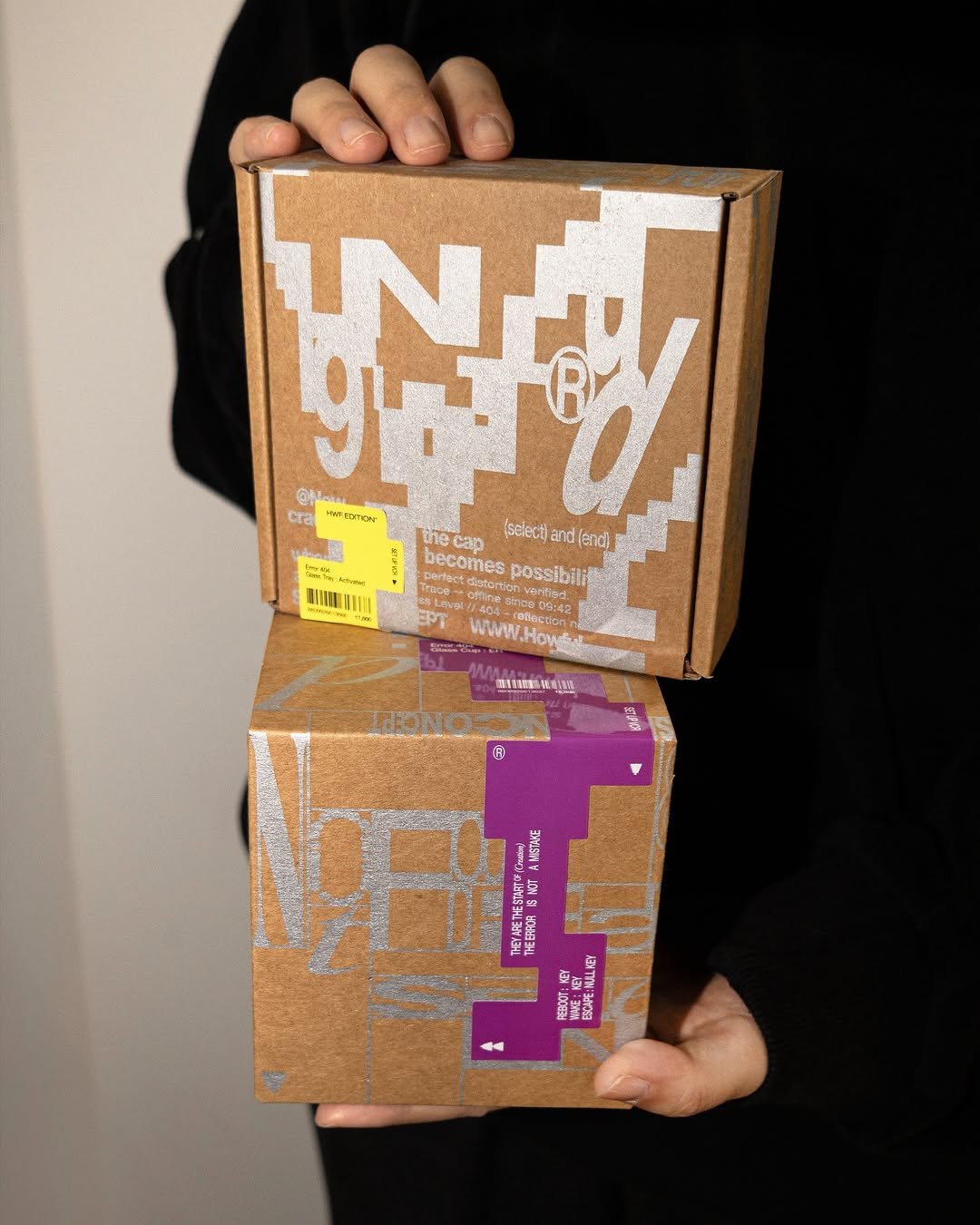 Photo shared by 하우풀리소클럽 HWFRISOCLUB on November 05, 2025 tagging @hwfstudio, and @hwf.edition. May be an image of newspaper, box, carton and text.