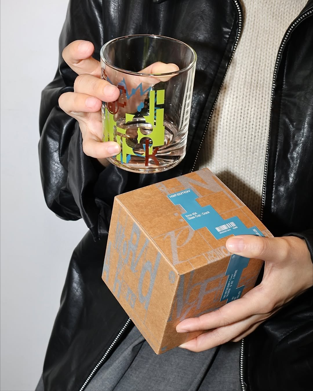 Photo shared by 하우풀리소클럽 HWFRISOCLUB on November 08, 2025 tagging @hwf.edition. May be an image of juice, box, shot glass, cocktail shaker, flask, beaker, carton, water bottle and text.