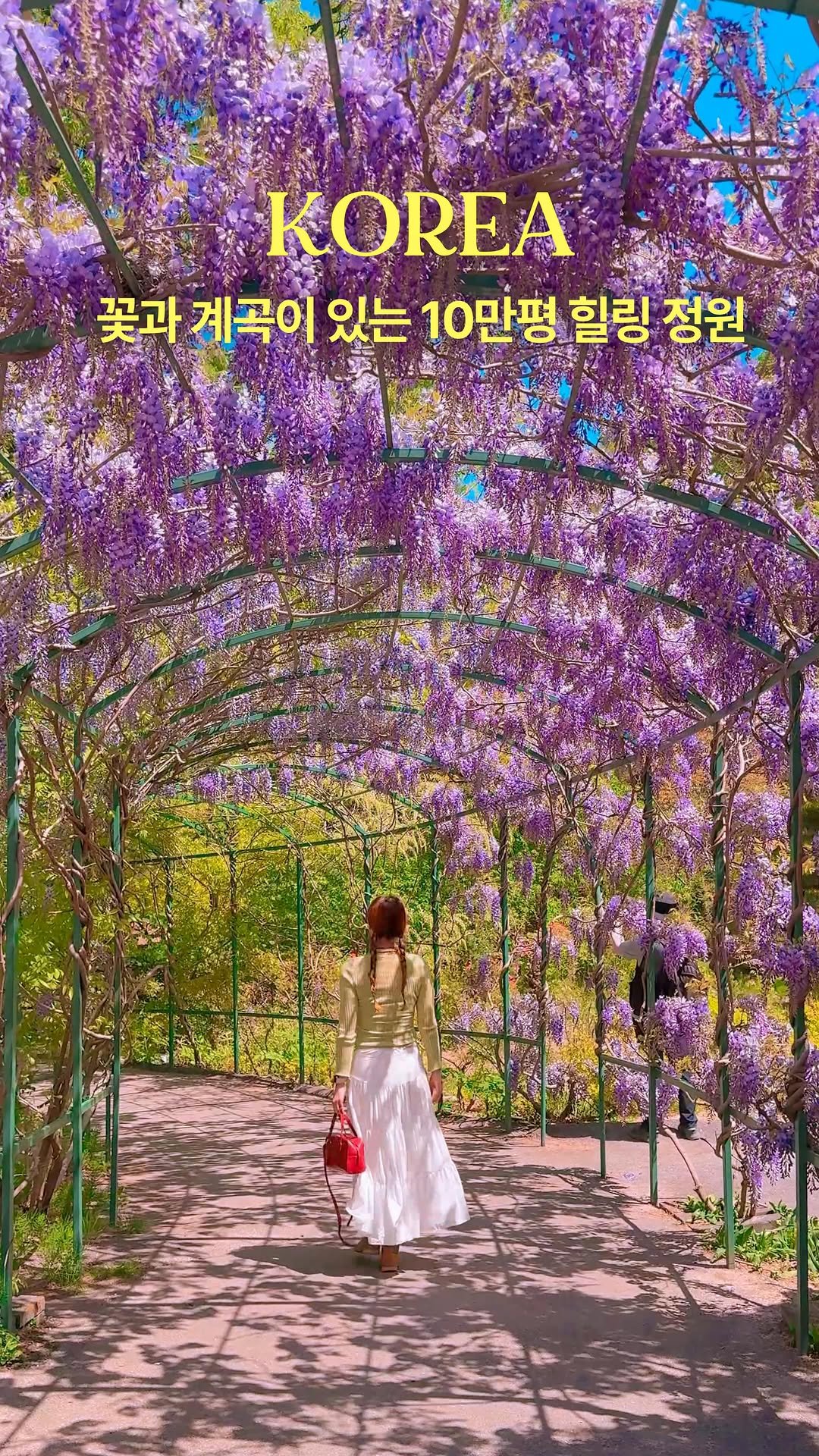 hwung_travel 게시물 이미지: 경기도에서 꽃구경+숲속 계곡까지 힐링하는
10만평 초대형 정원. ༶ ❤︎...