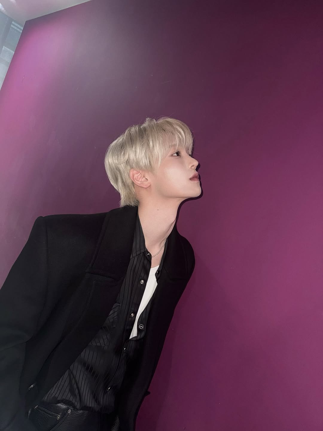 Photo by 장한음 HANEUM on December 13, 2025. May be an image of one or more people, hair, bolo tie and text.