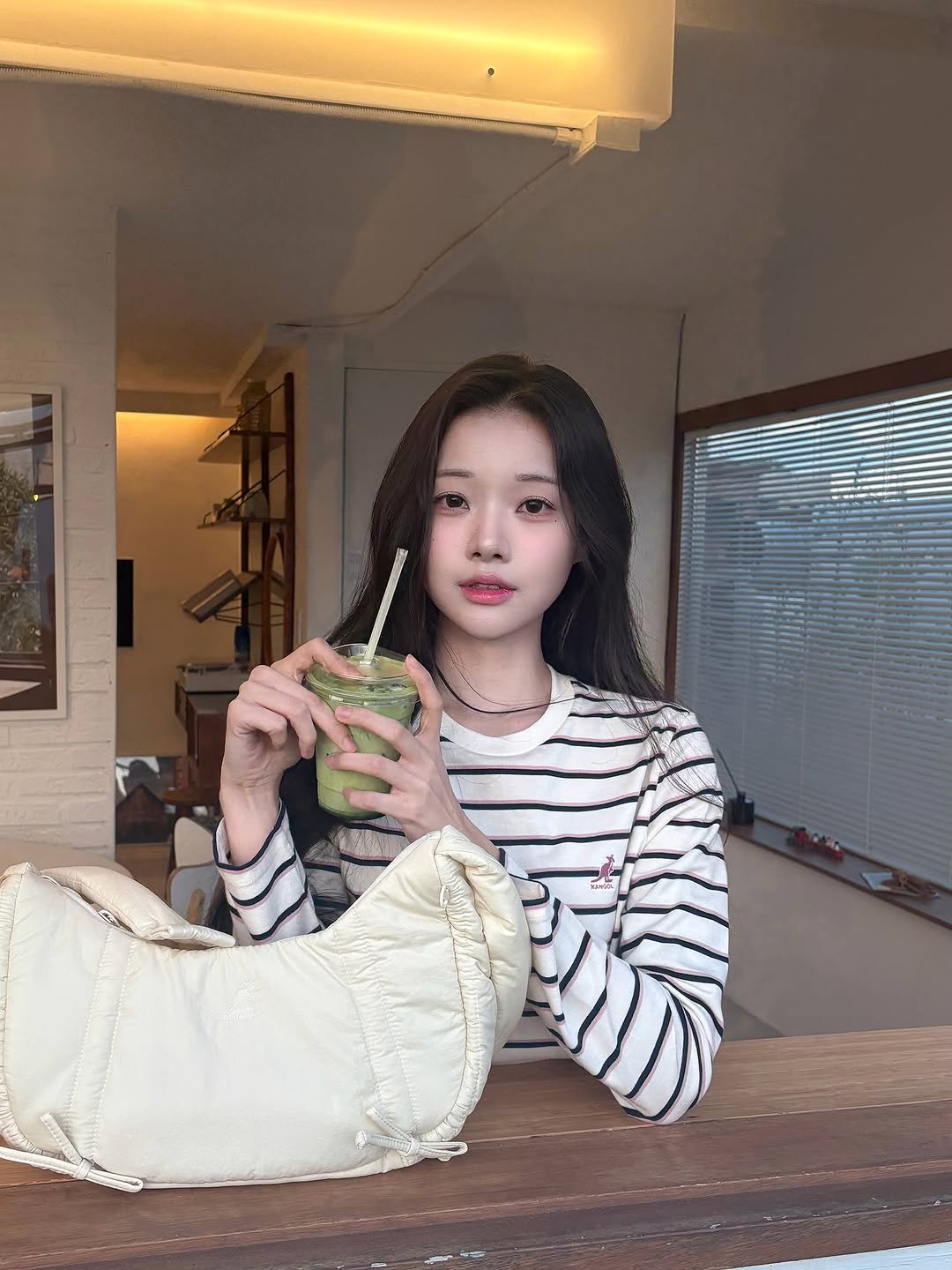 Photo shared by 조효민 on August 25, 2025 tagging @kangolkorea. May be an image of 1 person.
