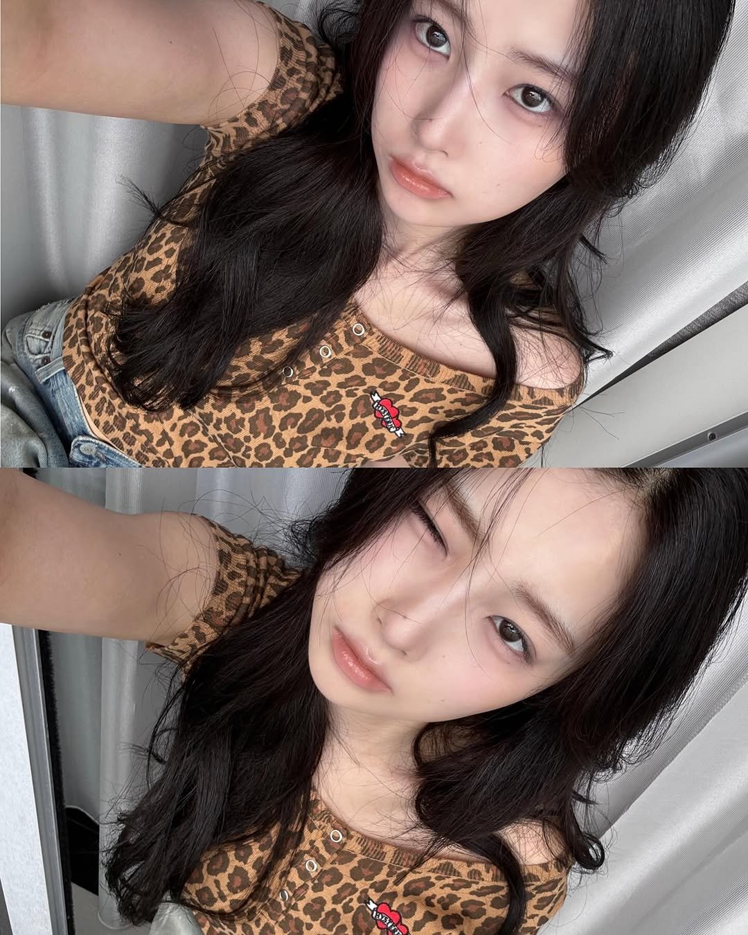Photo by 강혜원 Kang hyewon on July 23, 2025. May be an image of 2 people, hair, top and text.