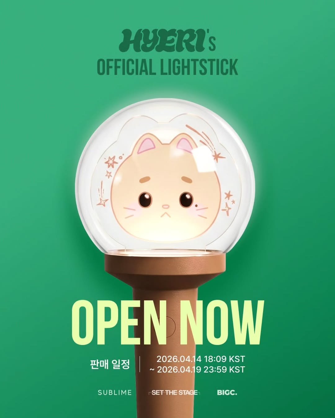 hyeri.official 게시물 이미지: HYERI OFFICIAL LIGHT STICK🐱💫...