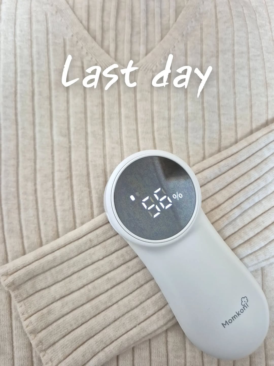 Photo by 소소한 살림을 좋아하는 주부 on November 12, 2025. May be an image of digital watch, thermostat, thermometer, timer and text that says 'Lastday Last day だ % Momkoni HOwGen'.
