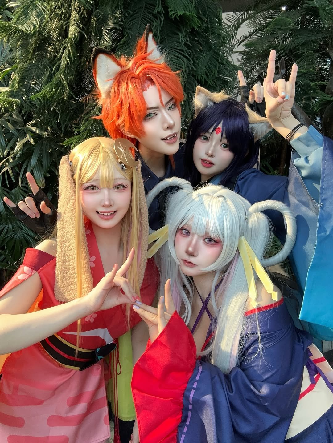 Photo shared by 네오 on February 28, 2026 tagging @hyezzi0801, @kane_ing, @kane_cos, and @aso_cos2. May be an anime-style image of costume, cloak and text.