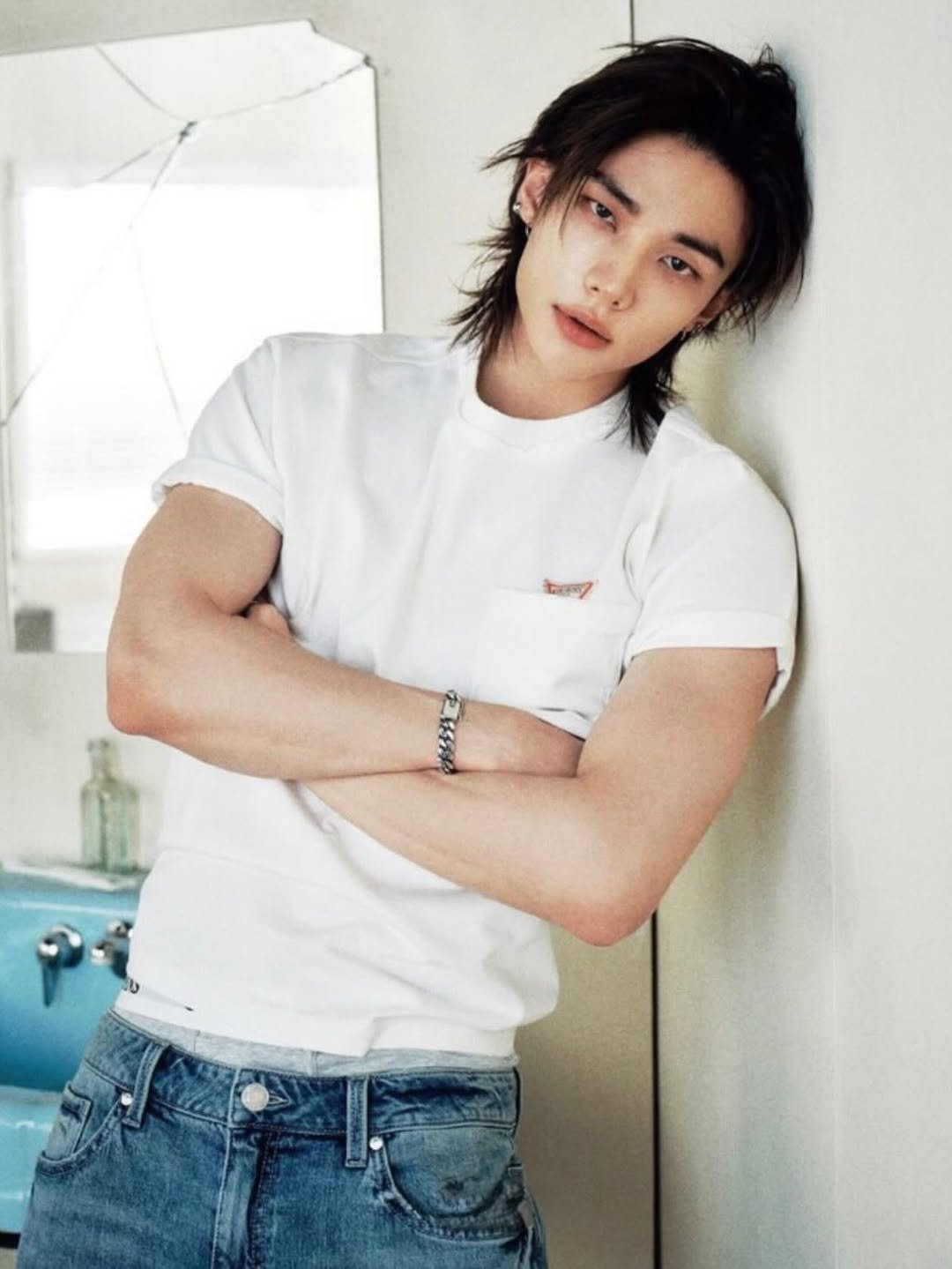 Photo by Fatma Zehra on March 27, 2026. May be an image of one or more people, bangs, biceps and text.