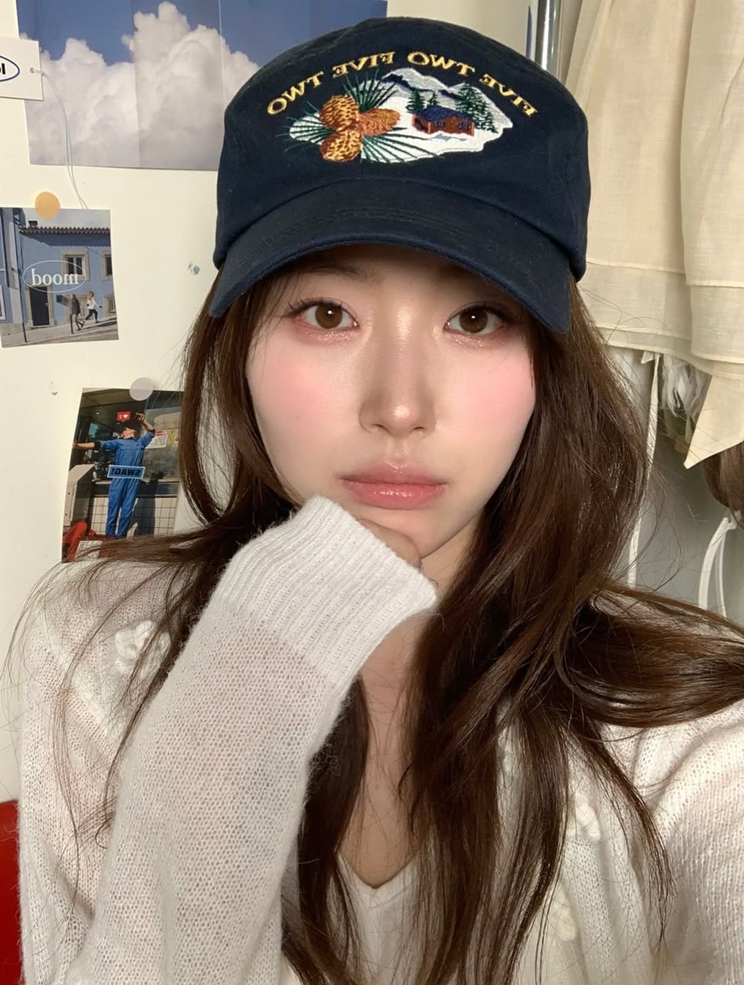 hyo_velying 게시물 이미지: 🩷+🍀=☁️ 😚😚😚😚😚