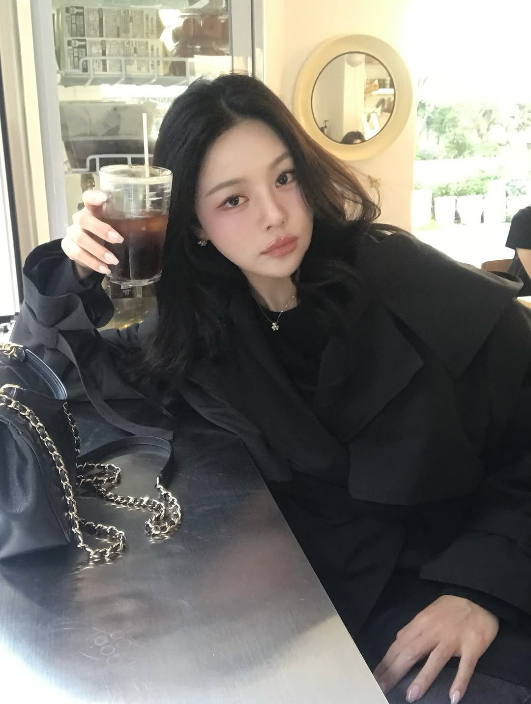 Photo by 조효진 Hyojin Cho on September 24, 2025. May be an image of 1 person, hair, parka and text.