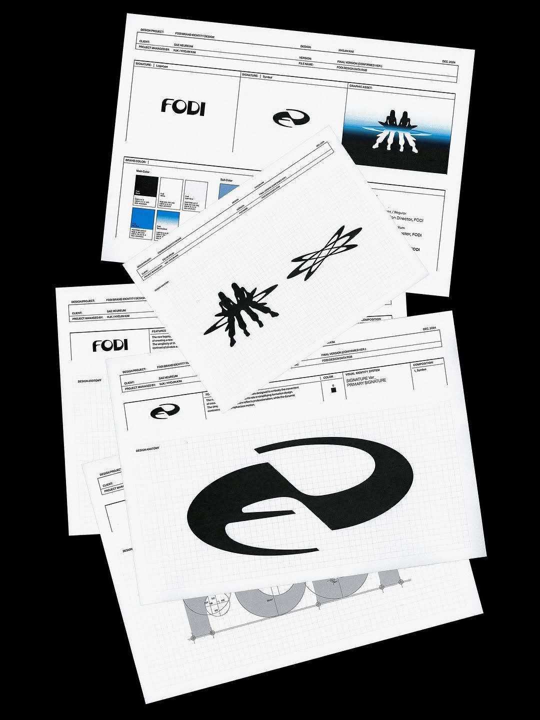 Photo shared by 김효진 on November 06, 2025 tagging @hjkgraphics. May be a black-and-white image of poster, card, palm trees and text.