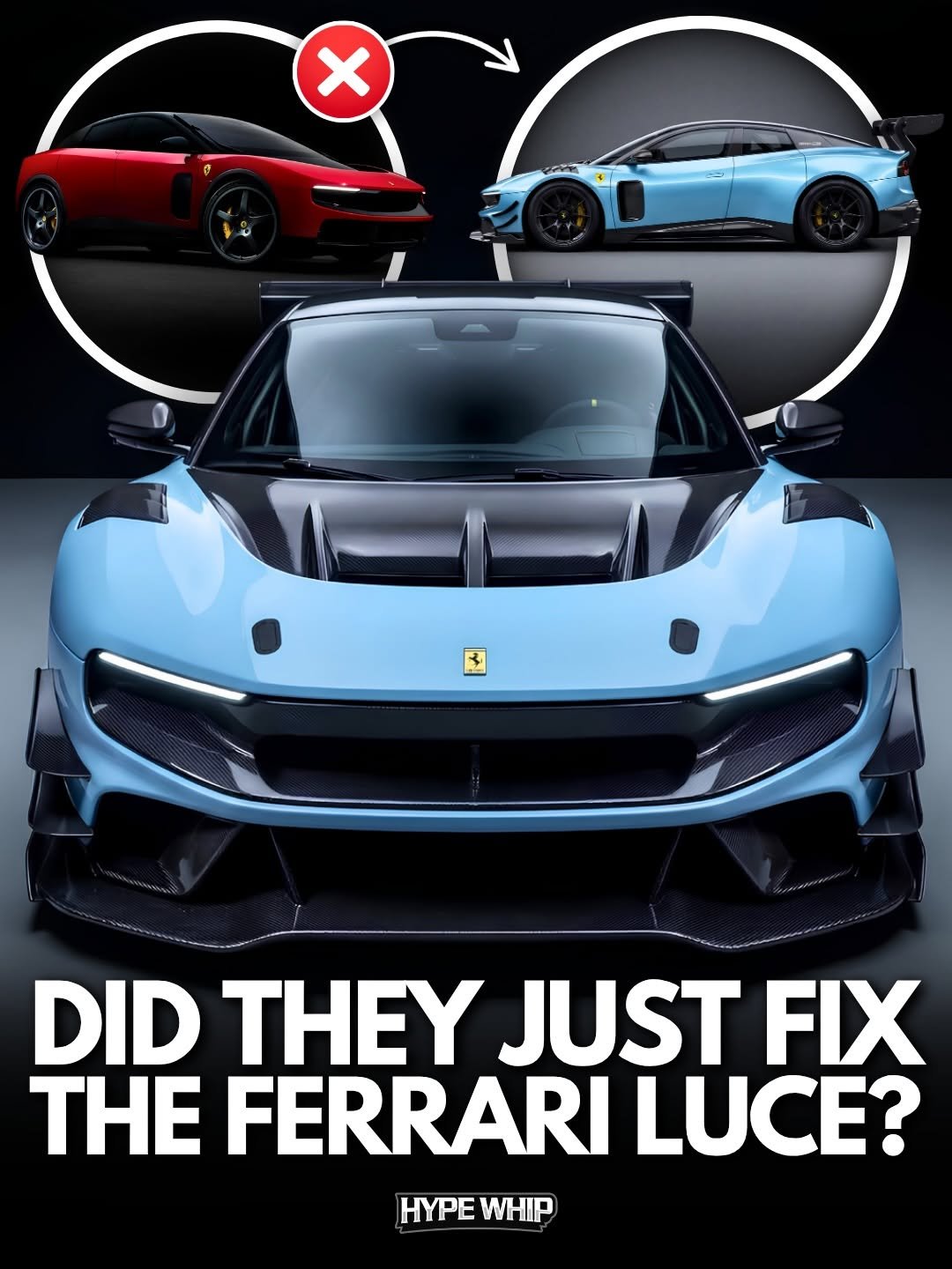 hypewhip 게시물 이미지: Do you prefer this design? 😮 Ferrari’s first...