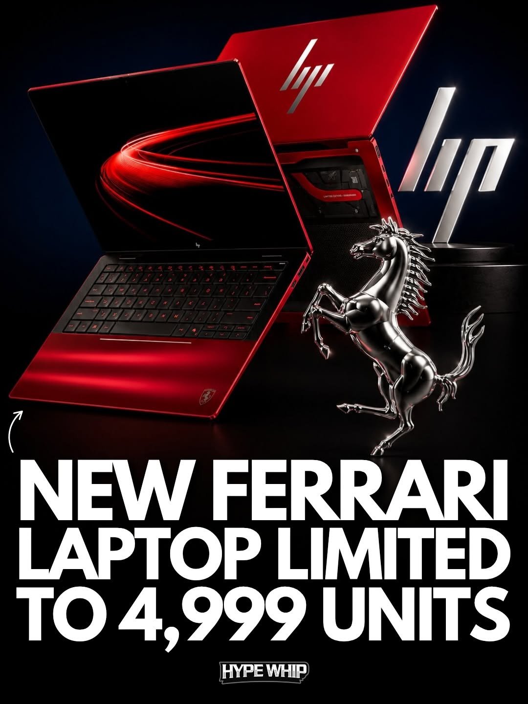 hypewhip 게시물 이미지: ❗️Ferrari fans can now buy a laptop that’s...