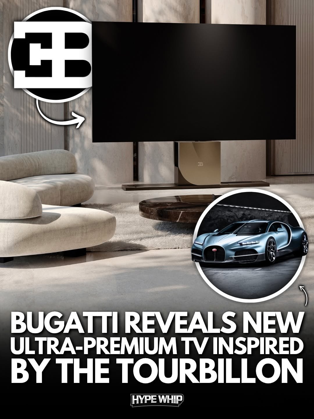 hypewhip 게시물 이미지: ❗️Bugatti is bringing hypercar luxury into the...
