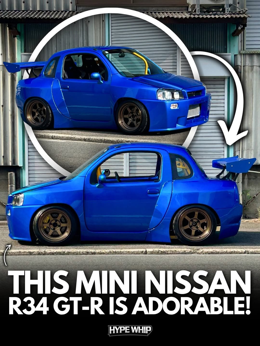 hypewhip 게시물 이미지: 🥹 This adorable “mini R34 GT-R” is actually a...