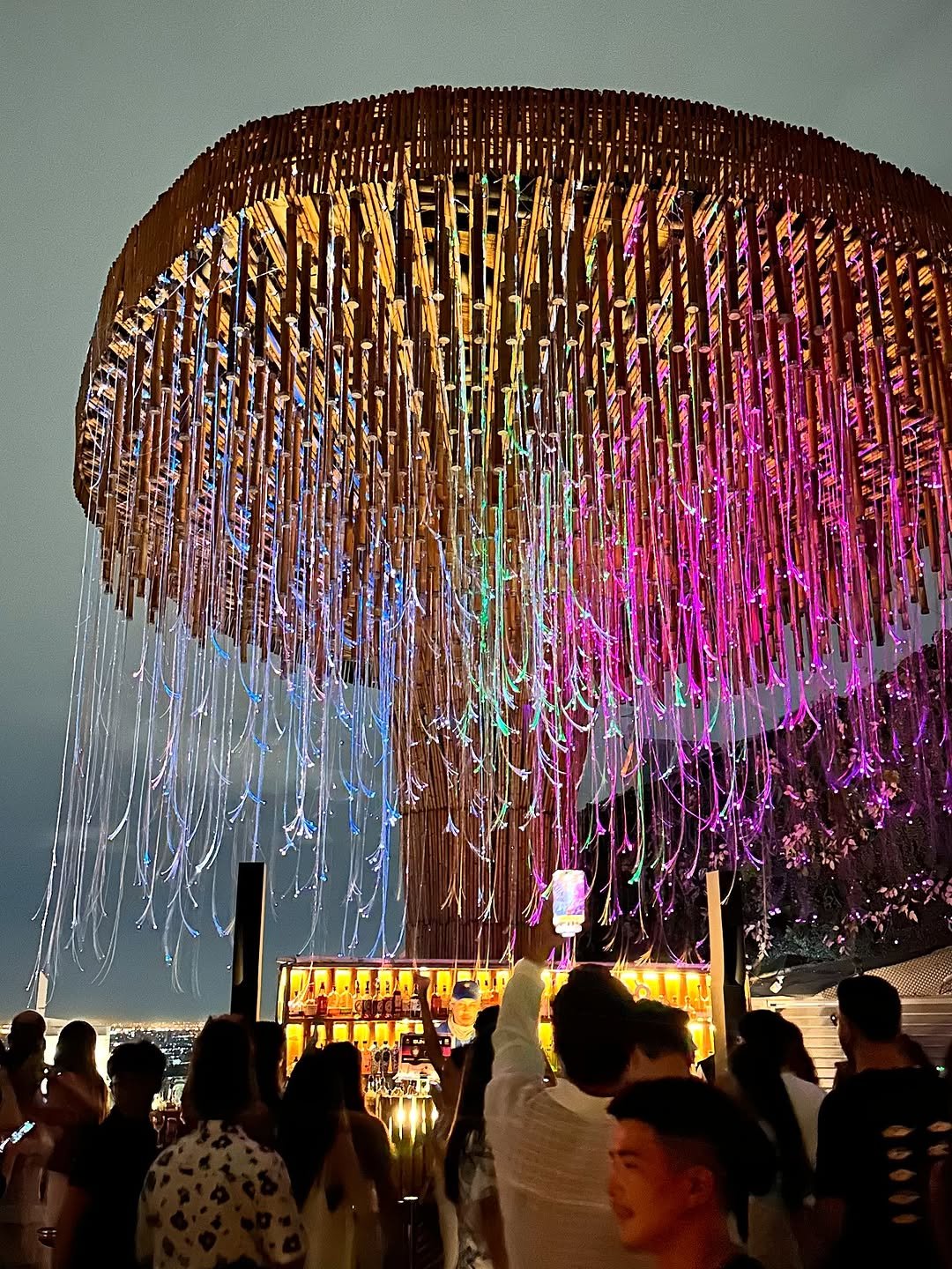 Photo by 𝗗𝗝 𝗛𝗬𝗨𝗡𝗔𝗛 김현아🇰🇷 on August 27, 2025. May be an image of 9 people, wind chime, lantern and text.