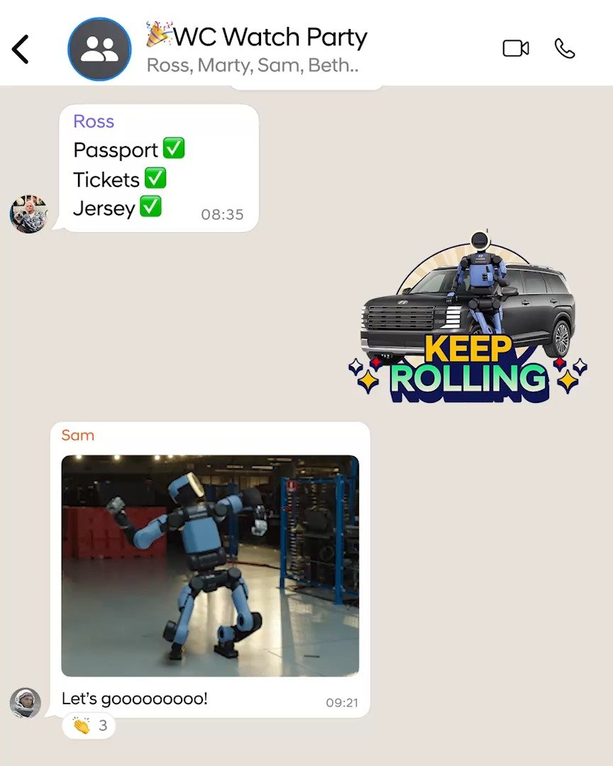 hyundai 게시물 이미지: Atlas is in the chat. 🤖
Find our Atlas...