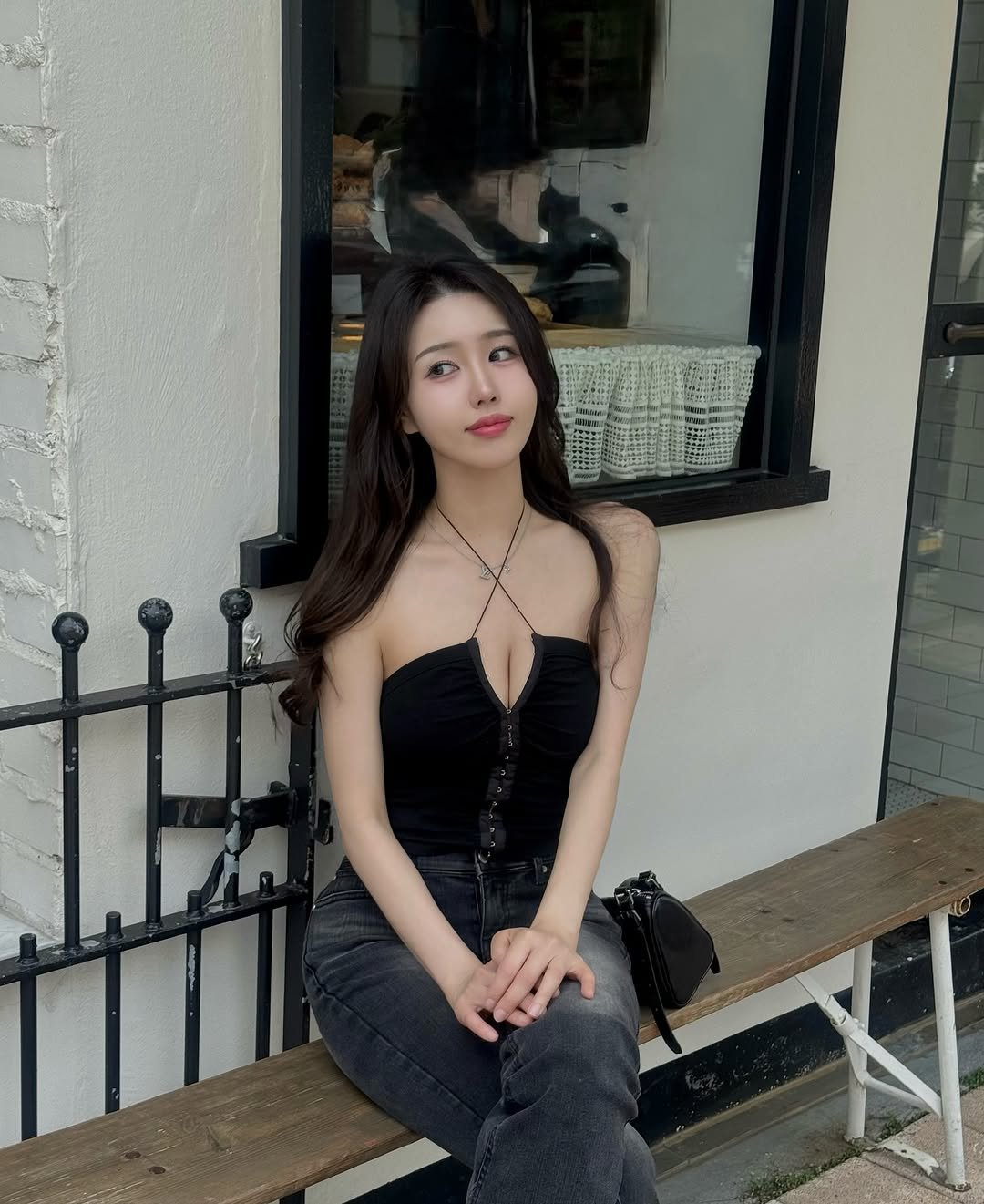 Korean busan korea bikini travel selfie