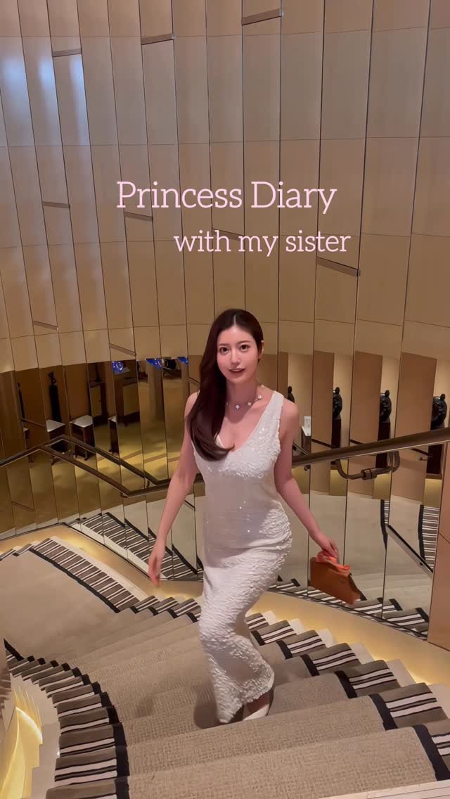 i.am_natsuki_ 게시물 이미지: お姉ちゃん初登場👸🏼笑

姉妹で銀座ランチした日のゆるVLOG🌸
L'OSIER（ロオジエ）か...