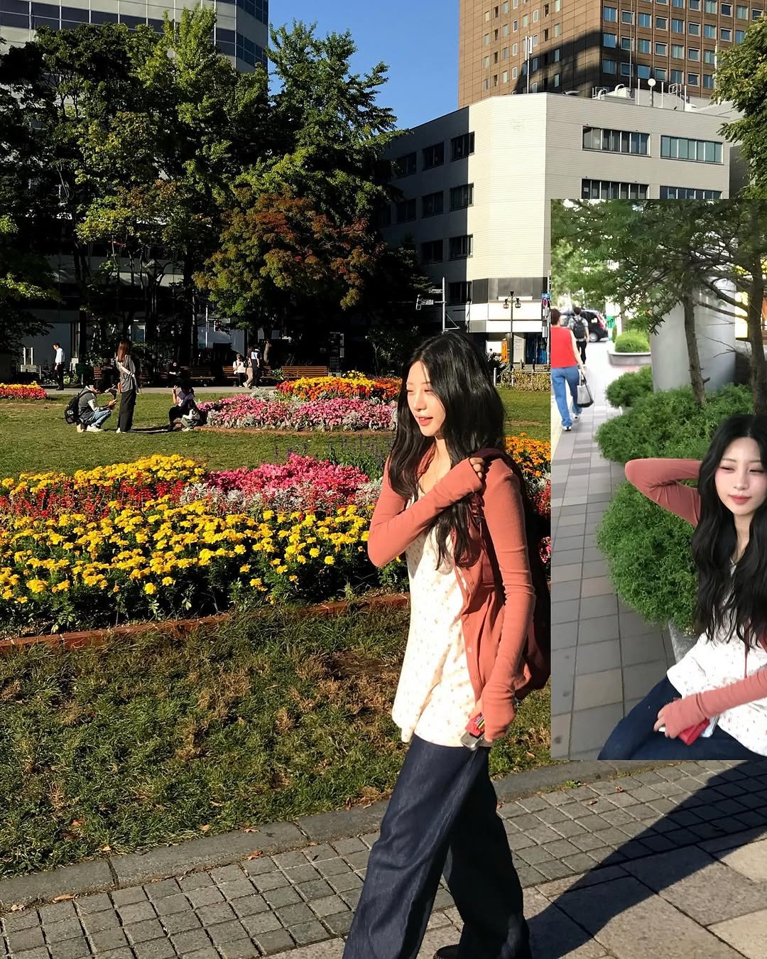 Photo by soal on October 13, 2025. May be an image of one or more people, park and text.