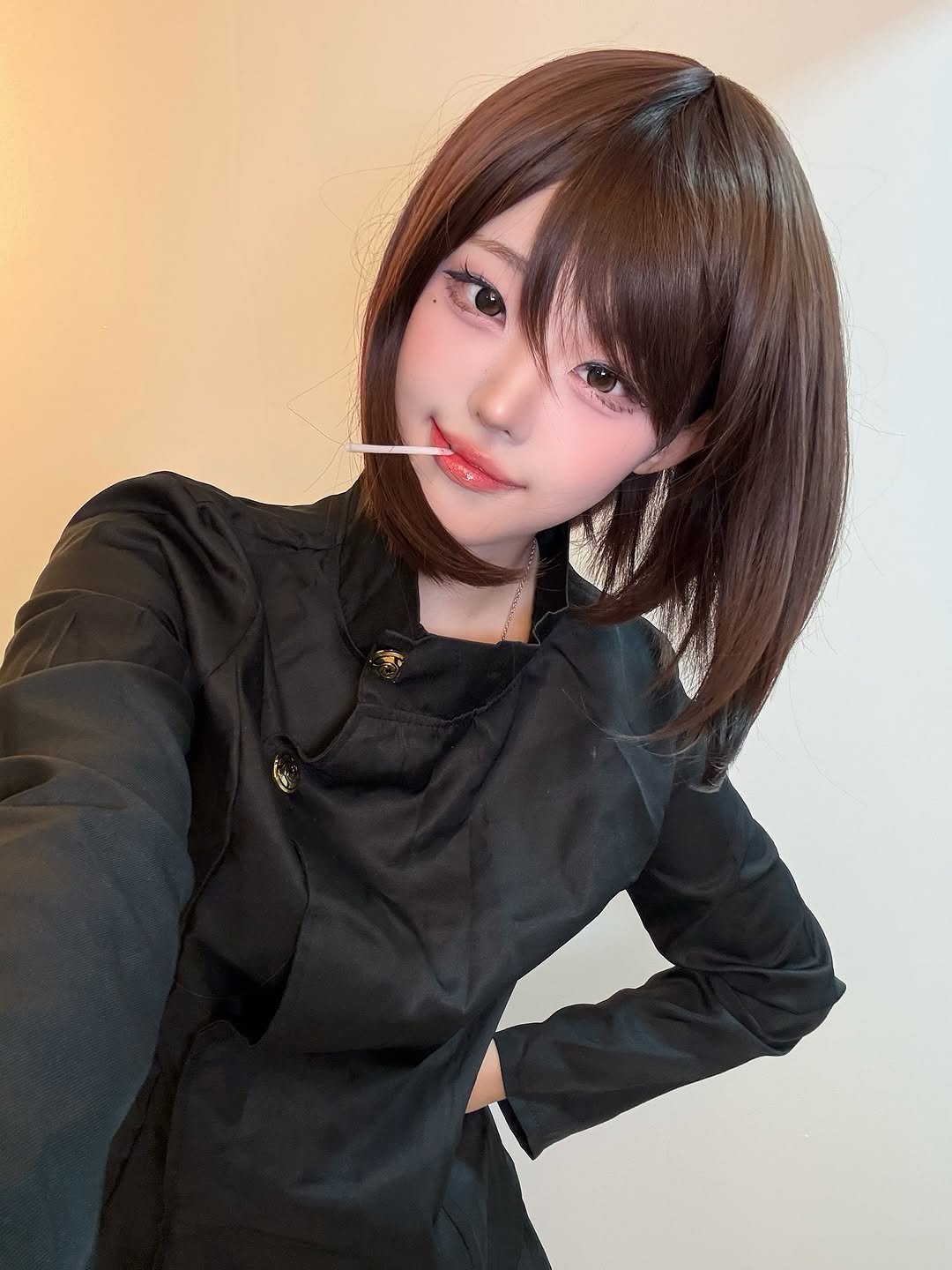 Photo by Hina ひな on October 15, 2025. May be an anime-style image of costume and text.