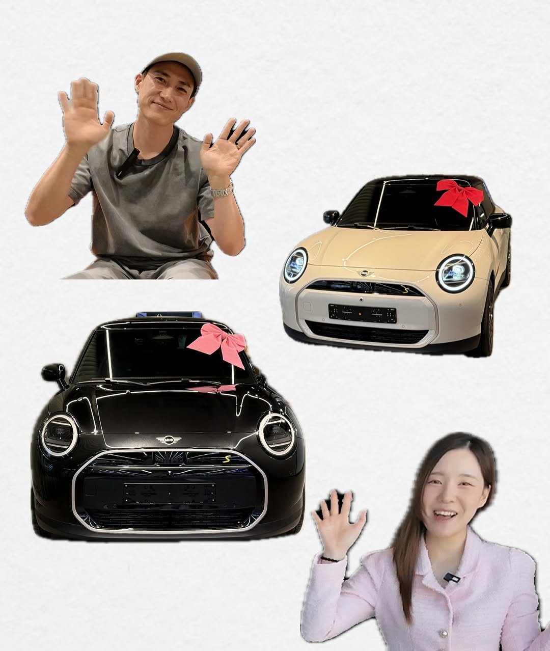 Photo shared by 미니쿠퍼 김은지팀장 on October 22, 2025 tagging @mini, @mini.korea.official, and @with._.mini. May be an image of car, minivan and text.