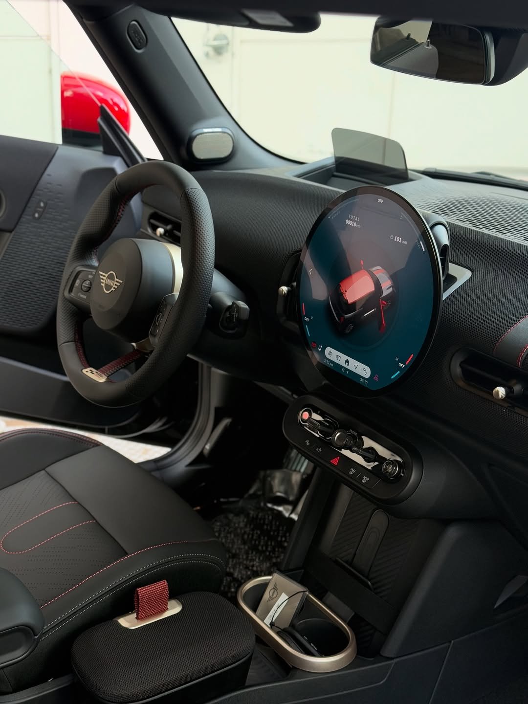 Photo shared by 미니쿠퍼 김은지팀장 on September 19, 2025 tagging @mini, @mini.korea.official, and @with._.mini. May be an image of car, roadster, wheel and text.