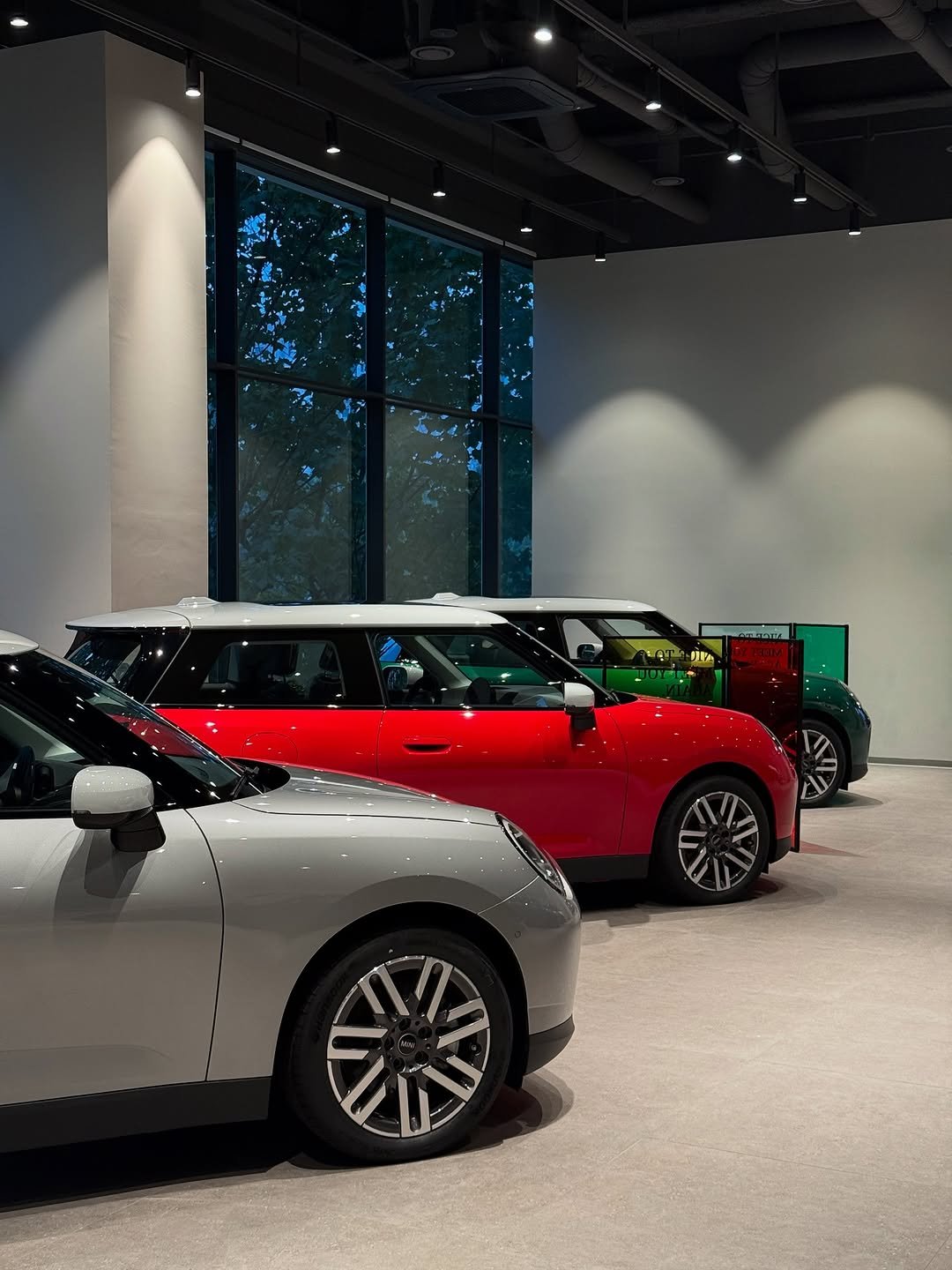 Photo shared by 미니쿠퍼 김은지팀장 on October 31, 2025 tagging @mini, @mini.korea.official, and @with._.mini. May be an image of minivan, sedan and text.