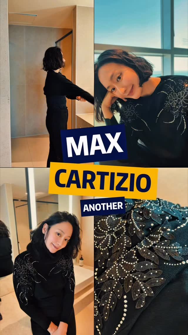 iam_maldi 게시물 이미지: #협찬 @maxcartizio_look
블랙 🖤 그리고 비즈🖤
#막스까르띠지오 에서...