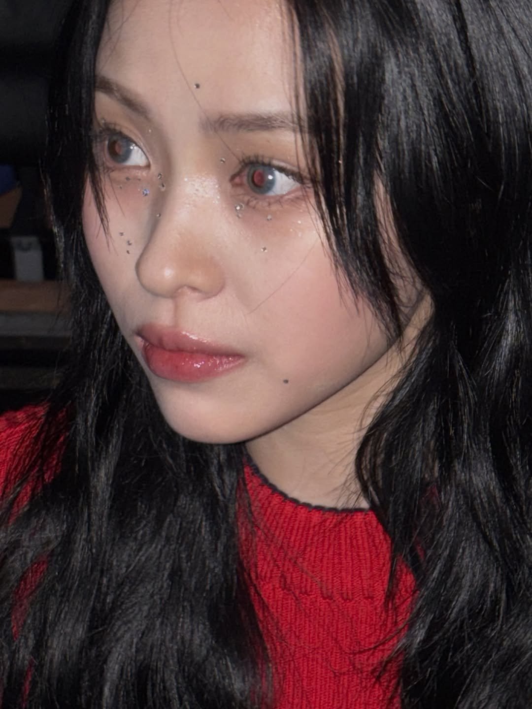 Photo by RYUJIN on November 30, 2025. May be a closeup of one or more people, braids, makeup and text.