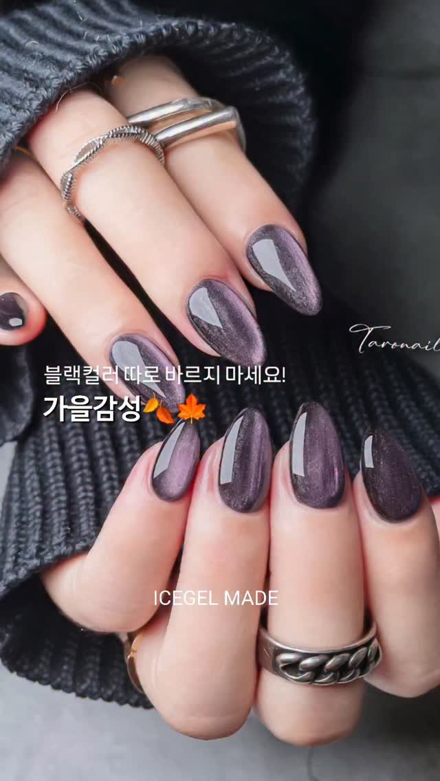 icegelnail 게시물 이미지: 가을감성 🍁🍂의 시크함 어때!

때론 섹시해지고 싶을때
따로 블랙컬러를 바르지...