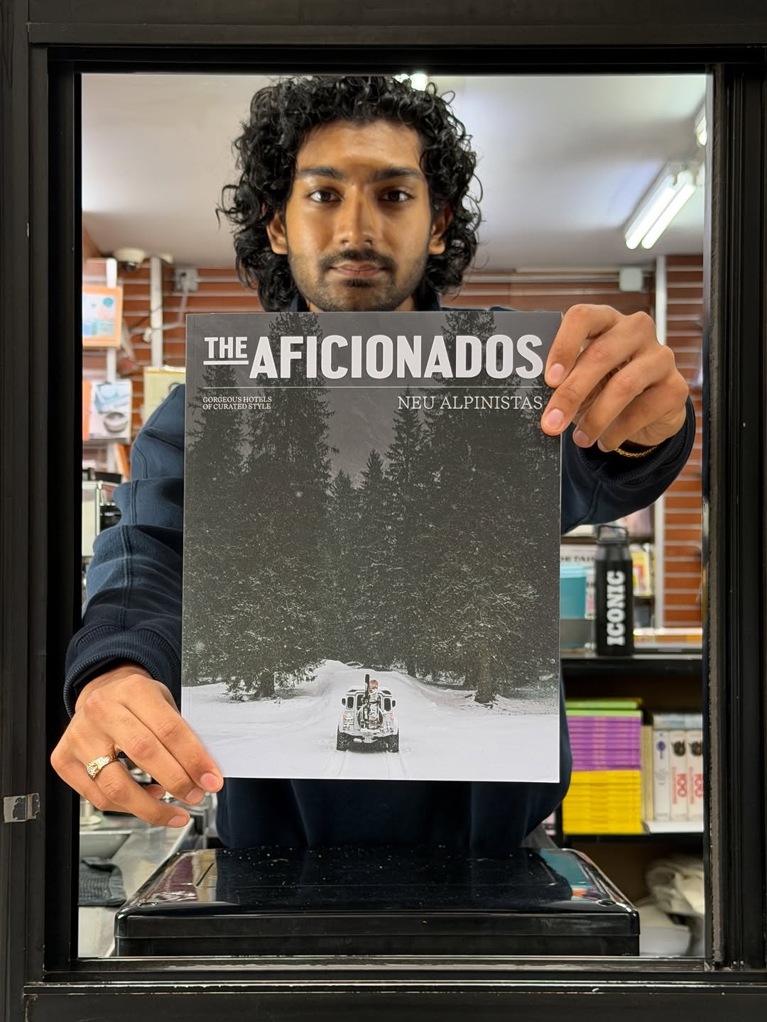 Photo by Iconic Magazines on April 02, 2026. May be an image of magazine, poster, newspaper, book, newsstand and text.