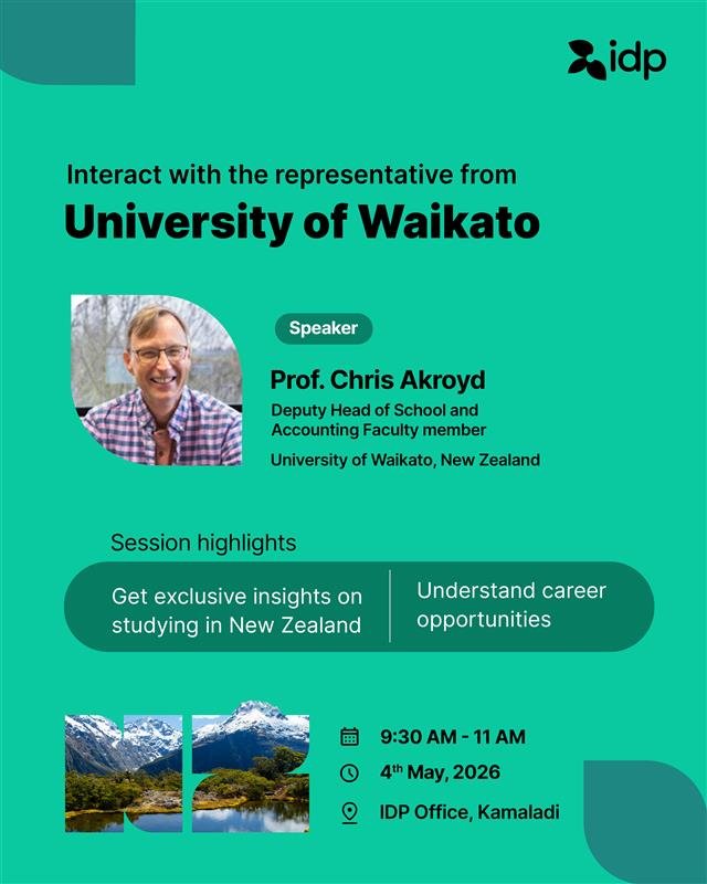 idpnepal 게시물 이미지: Dreaming of studying in New Zealand?...