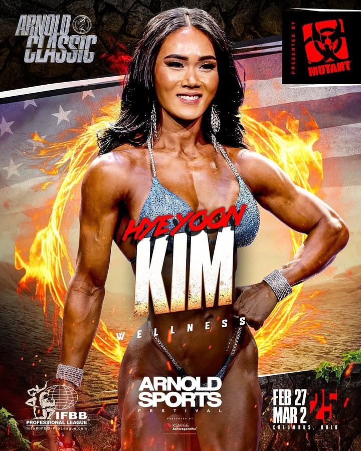 ifbbpro_figure_uni 게시물 이미지: 정말 감사하게도,
내년 25년 아놀드 클래식 웰니스부분에 
올해에 이어 한번 더...