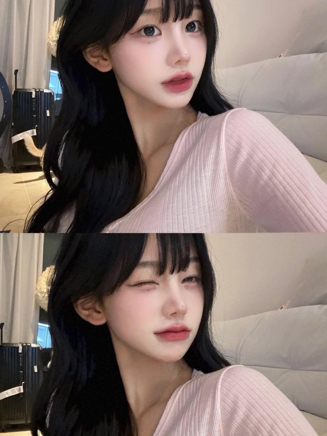 Photo by 오연하 on February 21, 2026. May be an image of one or more people, hair and text.