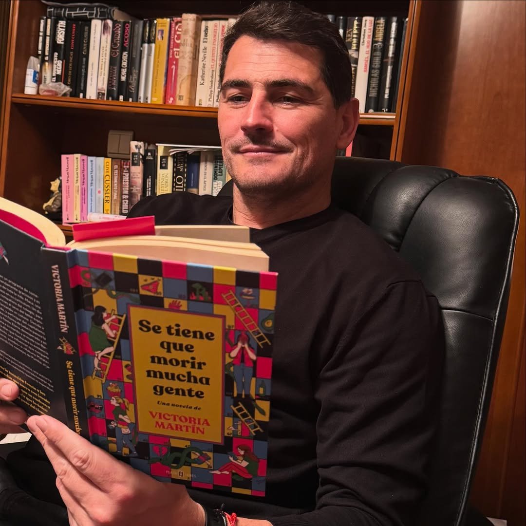 Photo by Iker Casillas on December 14, 2025. May be an image of studying, book and text.