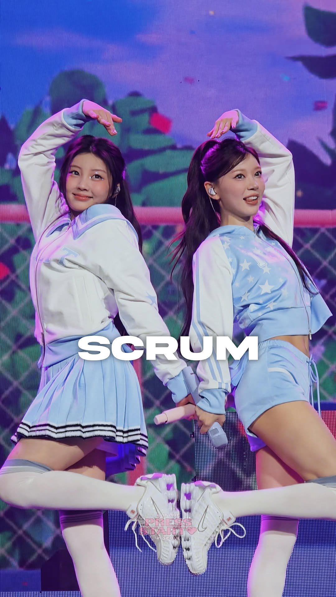 illit_official 게시물 이미지: SCRUM 🩵🪽

#PRESS_START_SEOUL #ILLIT #아일릿