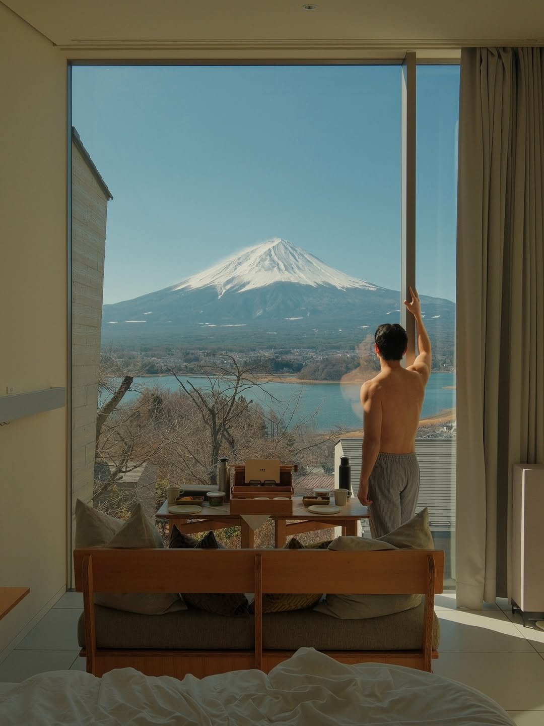 Photo by Eric Wang on March 19, 2026. May be an image of bedroom and text.