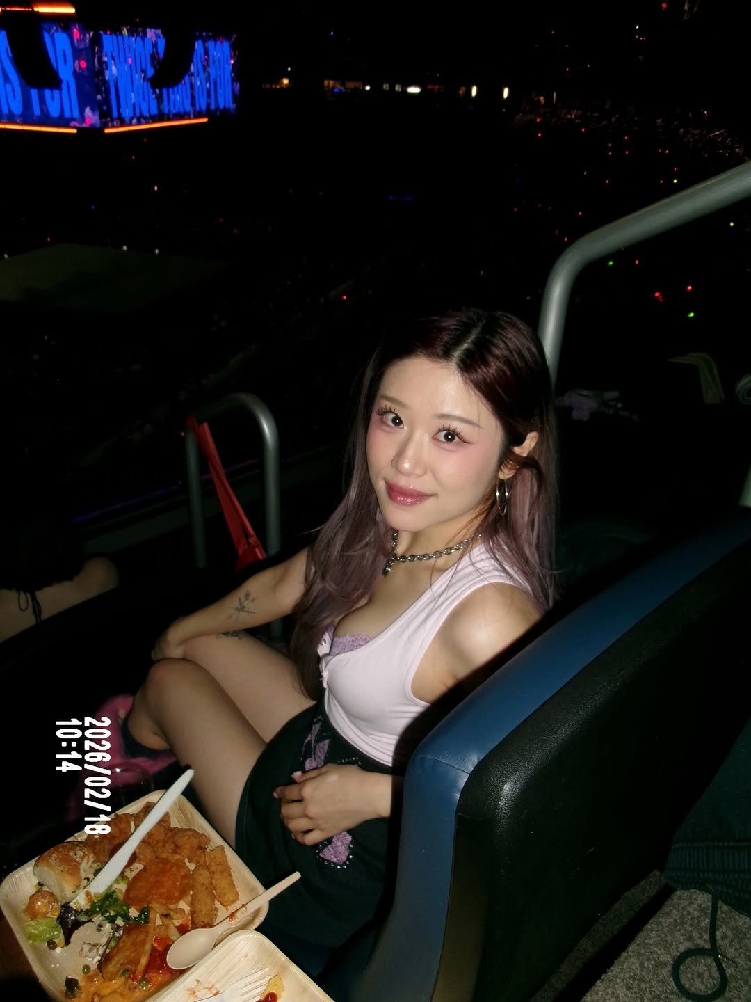 Photo by clara ⟡ 세인 on February 18, 2026. May be an image of one or more people, hair and text.