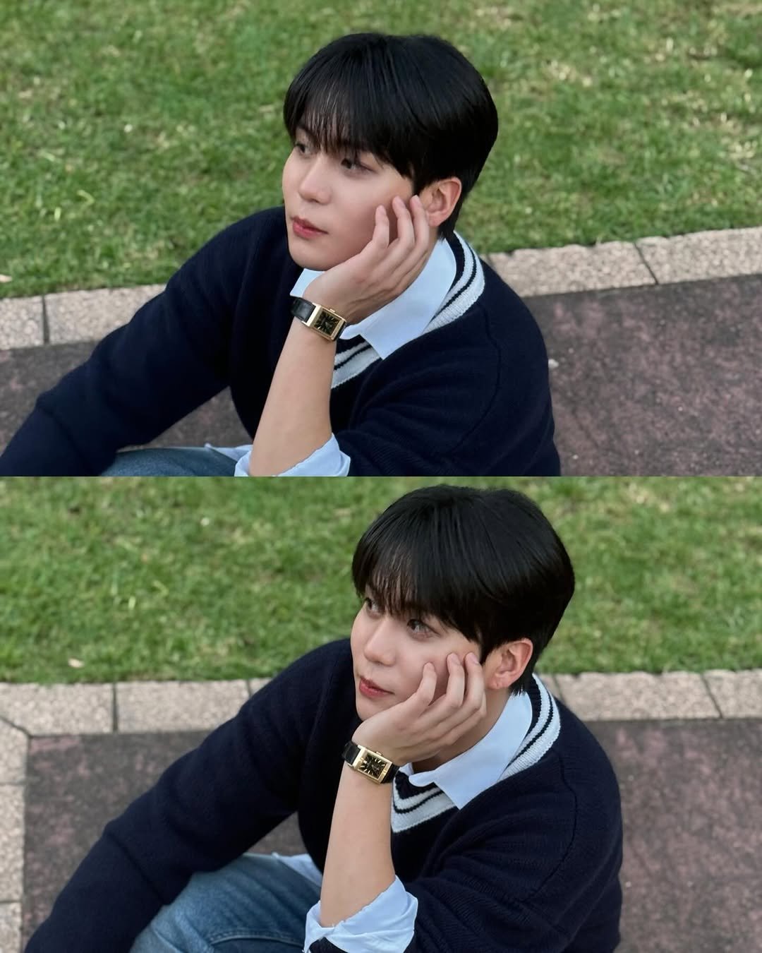 Photo by JONGHO on March 09, 2026. May be an image of one or more people, bangs, bolo tie and text.