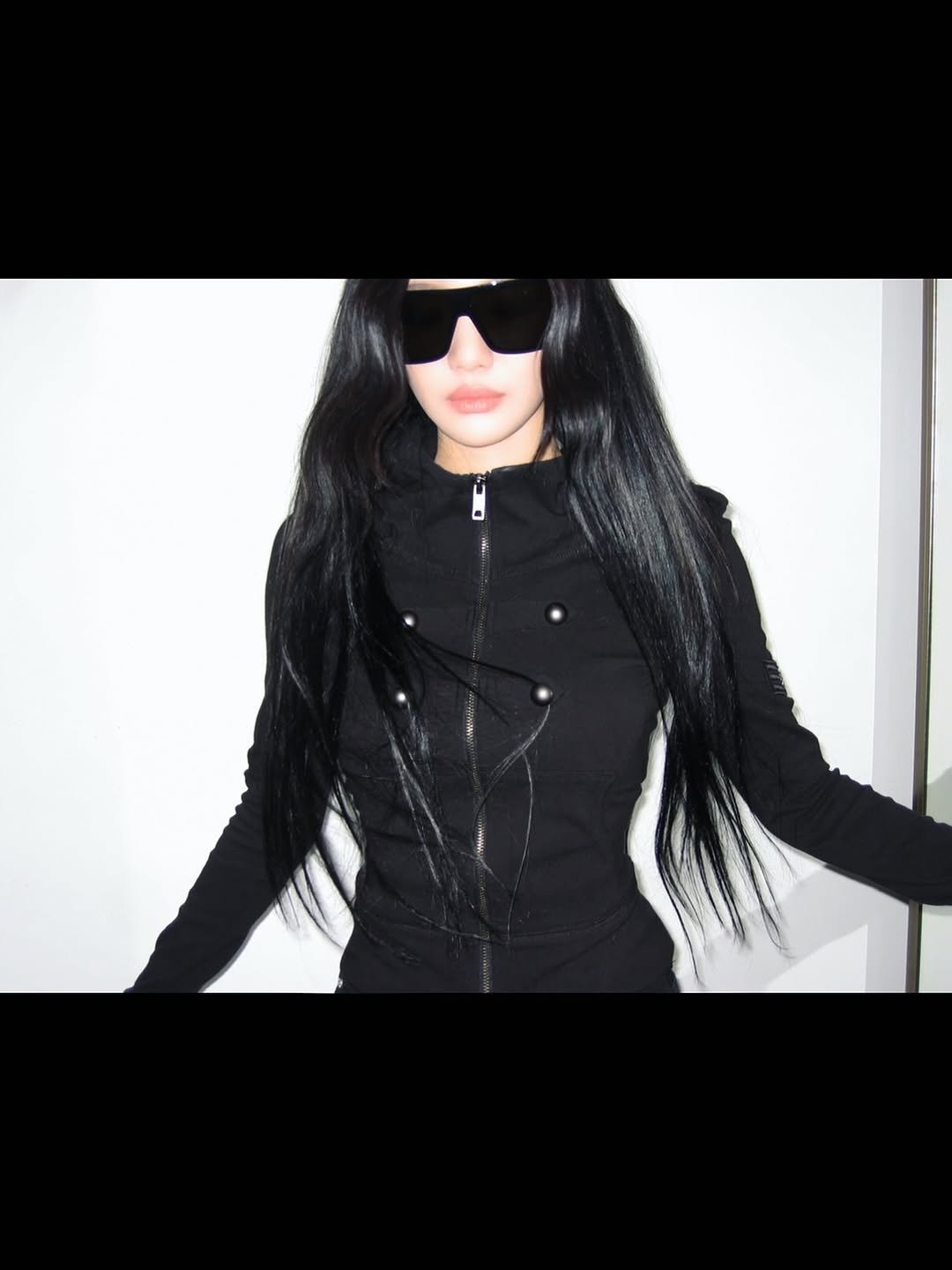 Photo by NINGNING on March 07, 2026. May be an image of one or more people, makeup, fishnet stockings and text.