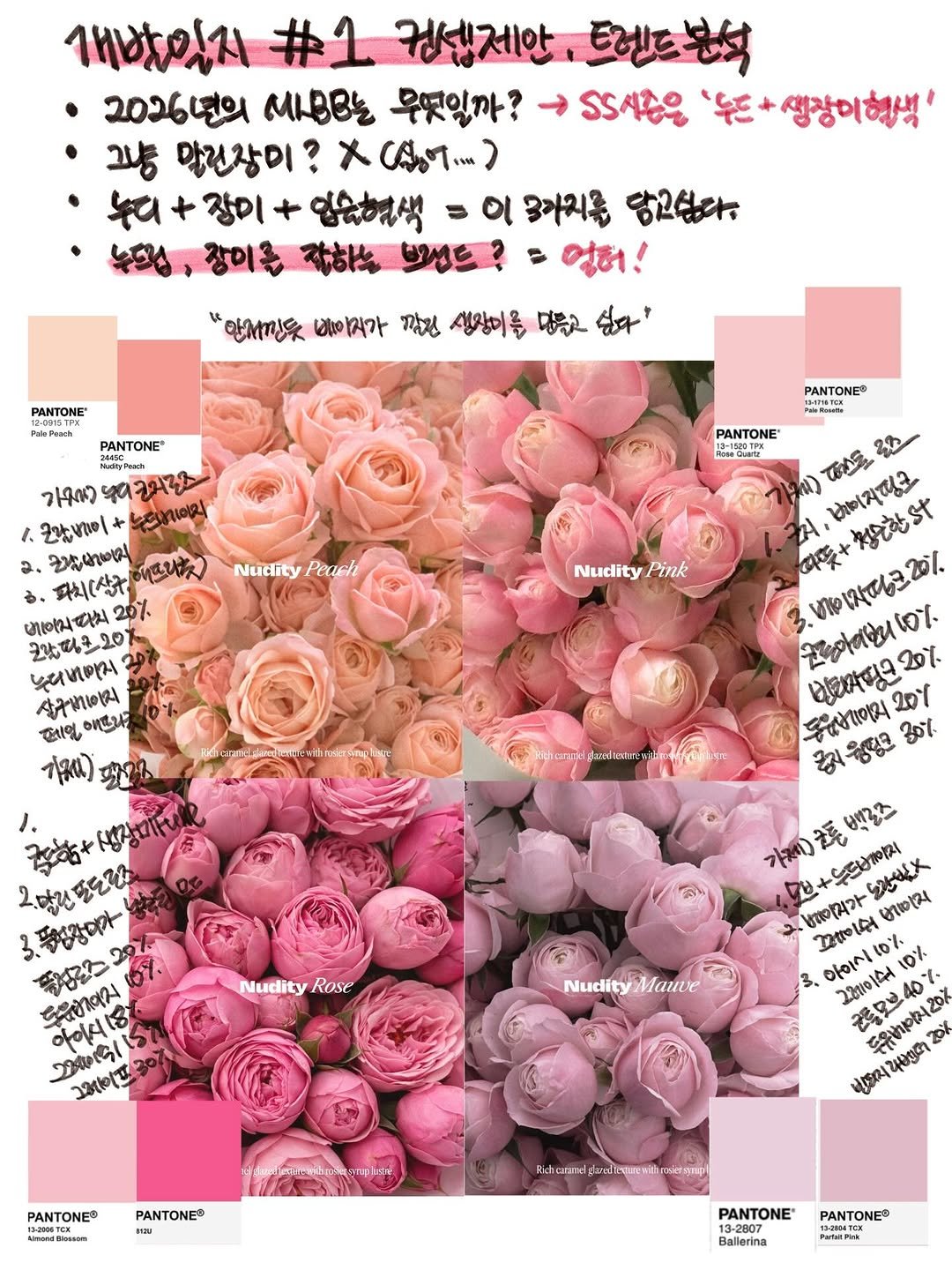 Photo by 인보라 on March 26, 2026. May be an image of poster, prairie gentian, baby's-breath, rose and text.